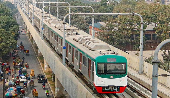 মেট্রো রেল চলাচলের নতুন সময়সূচি প্রকাশ