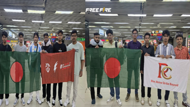 ফ্রি ফায়ার ওয়ার্ল্ড সিরিজ খেলতে জাকার্তায় গেল বাংলাদেশ দল