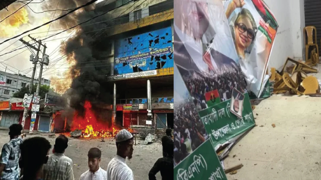 বিএনপির দুই পক্ষের সংঘর্ষে রণক্ষেত্র ফরিদপুর,আহত অর্ধশত