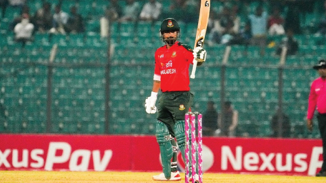 লিটনের ফিফটিতে সিরিজে সমতায় ফিরল বাংলাদেশ
