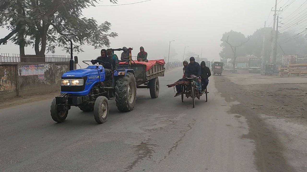 পঞ্চগড়ে হাড়কাঁপানো শীত, তাপমাত্রা ৭.৭ ডিগ্রিতে