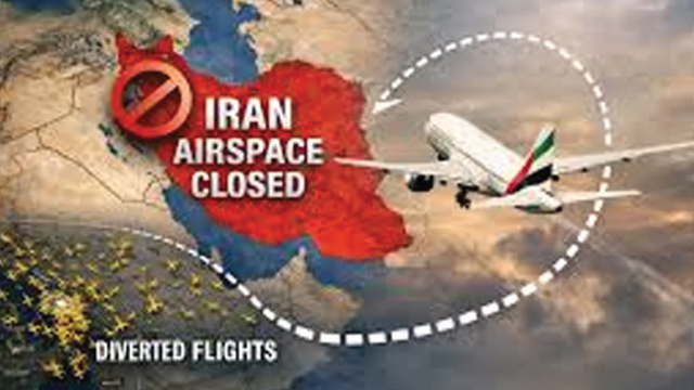এবার আকাশসীমা বন্ধ করে দিল ইরান